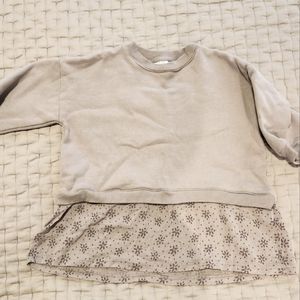 Zara Kids Boho sweatshirt (neutral)